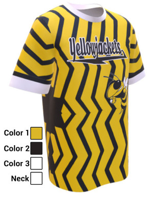 Control Series Premium - Adult/Youth "Hornet" Custom Sublimated Baseball Jersey