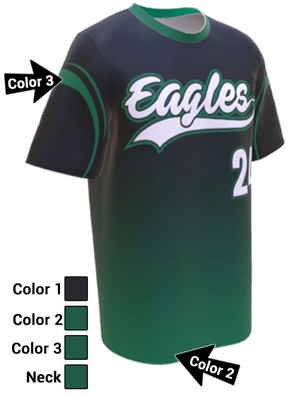 Control Series Premium - Adult/Youth "Transfer" Custom Sublimated Baseball Jersey