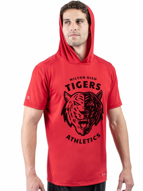 Adult "Glacier" Short Sleeve Performance Hoodie