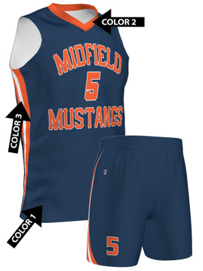 Quick Ship - Adult/Youth "Layup" Custom Sublimated Basketball Uniform