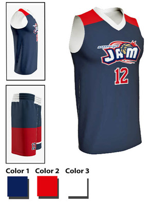 Quick Ship - Adult/Youth "Academy" Custom Sublimated Basketball Uniform