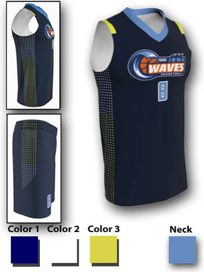 Quick Ship - Adult/Youth "Arch" Custom Sublimated Basketball Uniform