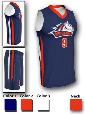 Quick Ship - Adult/Youth "Nova" Custom Sublimated Basketball Uniform