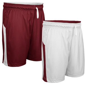 Girls 6" Inseam "Center" Reversible Basketball Shorts