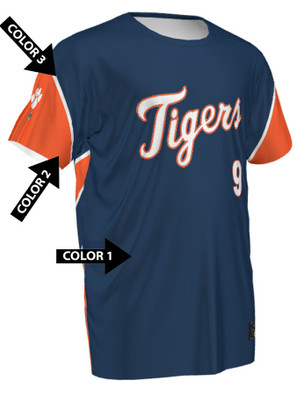 Control Series Quick Ship - Adult/Youth "Chopper" Custom Sublimated Baseball Jersey-2