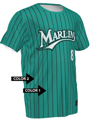 Control Series Quick Ship - Adult/Youth "Pinstripe" Custom Sublimated Baseball Jersey-2