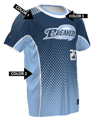 Control Series Quick Ship - Adult/Youth "Centerfield" Custom Sublimated Baseball Jersey-2