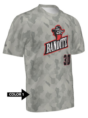 Control Series Quick Ship - Adult/Youth "Camo" Custom Sublimated Baseball Jersey-2