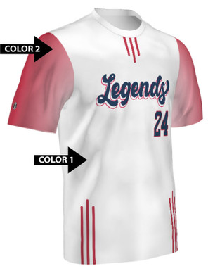 Control Series Quick Ship - Adult/Youth "Tourney" Custom Sublimated Baseball Jersey-2