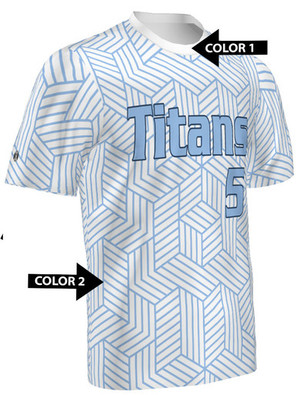 Control Series Quick Ship - Adult/Youth "Prism" Custom Sublimated Baseball Jersey-2