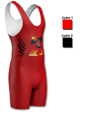 Adult/Youth "Conquer" Custom Sublimated Wrestling Singlet Custom Wrestling Singlets All Sports Uniforms