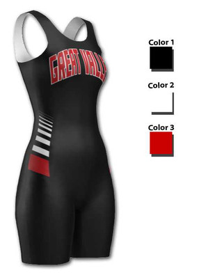 Womens "Activator" Custom Sublimated Wrestling Singlet Womens Wrestling Singlets All Sports Uniforms