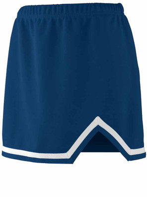 Womens "Energy" V-notch Cheer Skirt With Trim