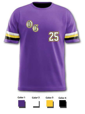 Control Series Quick Ship - Adult/Youth "Sleeve Stripe" Custom Sublimated Baseball Jersey Classic Quick Ship Baseball All Sports Uniforms