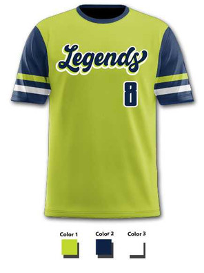 Control Series Quick Ship - Adult/Youth "Bomber" Custom Sublimated Baseball Jersey Classic Quick Ship Baseball All Sports Uniforms