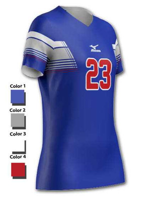 Control Series Premium - Womens/Girls "Pressure (Short Sleeve)" Custom Sublimated Volleyball Jersey Premium Volleyball Jerseys All Sports Uniforms