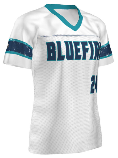 Custom Light Blue Red-White Two-Button Unisex Softball Jersey Fast Shipping  – FiitgCustom