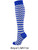 Wavy Stripe Over the Calf Softball Sock