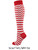 Wavy Stripe Over the Calf Softball Sock