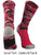 Woodland Camo Crew Baseball Sock