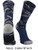 Woodland Camo Crew Baseball Sock