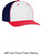 Tri-Color Trucker Mesh Moisture Control Baseball Cap