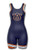 Womens "Defeated" Custom Sublimated Wrestling Singlet