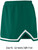 Girls "Energy" V-notch Cheer Skirt With Trim