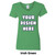 Printed Gildan 100% Cotton V-Neck Womens T-Shirt