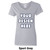 Printed Gildan 100% Cotton V-Neck Womens T-Shirt