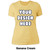 Printed Next Level 100% Ring Spun Cotton Womens T-Shirt