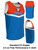 Control Series - Adult/Youth "Burst" Custom Sublimated Track Singlet Adult/Youth Sublimated Track Singlets All Sports Uniforms