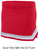 Womens "Exuberance" V-notch Cheer Skirt With Three Color Trim