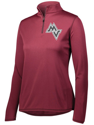 Womens "Attain" Unlined 1/4 Zip Pullover