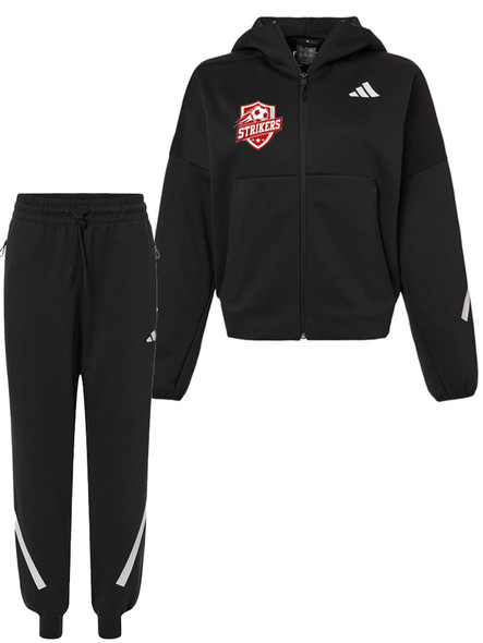 Women Adidas "Z.N.E" 9.7oz 43/57 Full Zip Hoodie Set