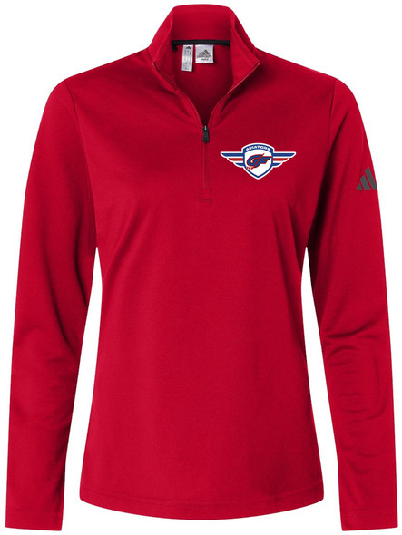 Womens Adidas "Lightweight Essential" 1/4 Zip Pullover