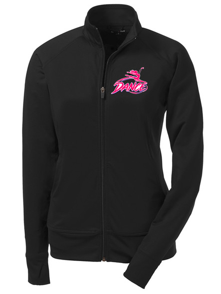 Womens "Vibe" Moisture Wicking Full Zip Warm Up Jacket