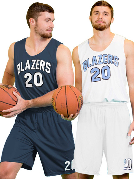 Adult/Youth "Redefined Hoopster" Reversible Basketball Uniform Set Uniform Sets All Sports Uniforms