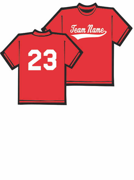 Baseball/Softball Pullover Decoration Option #1