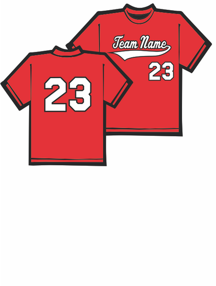 Baseball/Softball Pullover Decoration Option #4