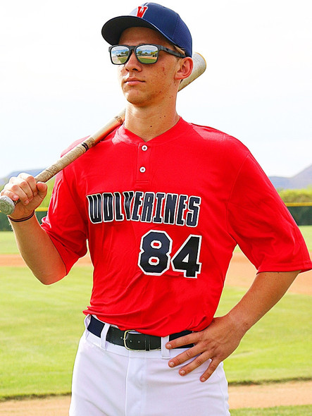 Youth "Cooling Performance Grand Slam" Two-Button Baseball Jersey