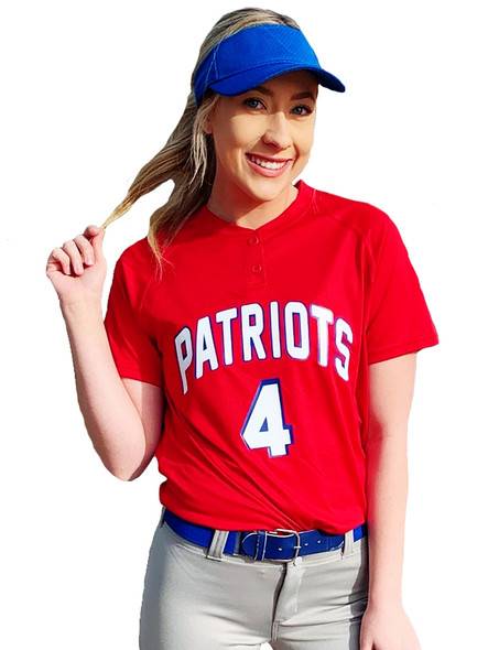 Womens "Splitter" Two-Button Softball Jersey