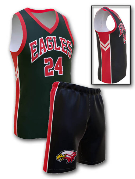 Saver Series - Adult/Youth "Raptor" Custom Sublimated Basketball Set