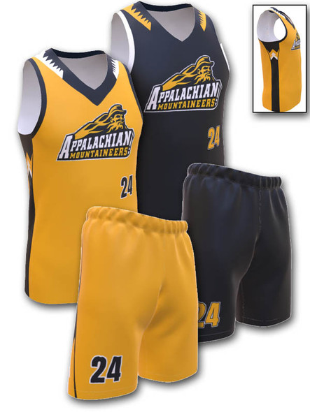 Control Series - Womens/Girls "Elite" Custom Sublimated Reversible Basketball Set