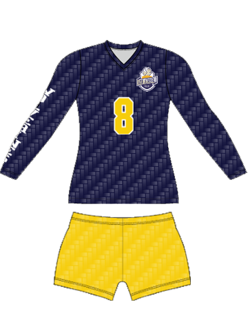 Control Series Premium - Womens/Girls "All Over Pattern" Custom Sublimated Volleyball Set
