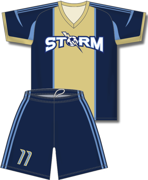 Control Series Premium - Womens/Girls "Storm" Custom Sublimated Soccer Set
