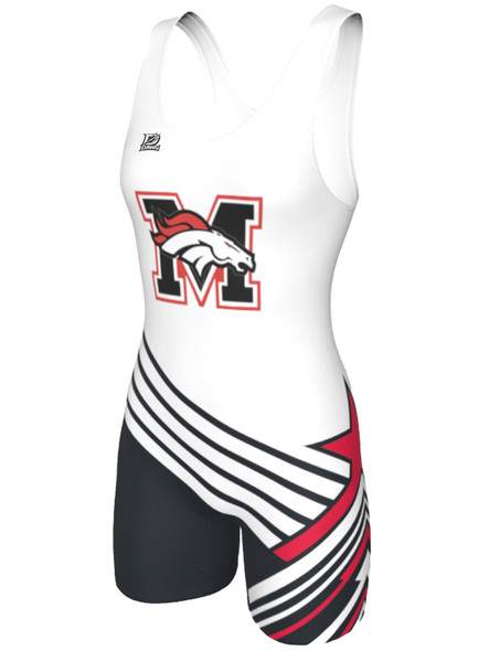 "United" Womens Custom Sublimated Wrestling Singlet by DAWG