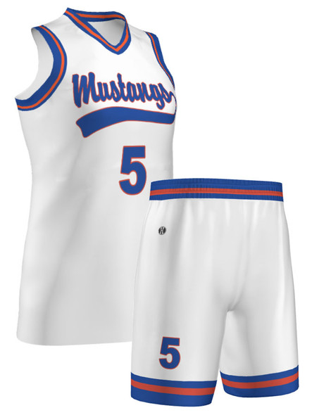 Quick Ship - Womens/Girls Racerback "Throwback" Custom Sublimated Basketball Uniform