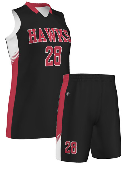 Quick Ship - Womens/Girls Racerback "Paramount" Custom Sublimated Basketball Uniform