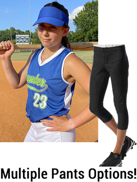 Womens/Girls "Unicorn" Softball Uniform Set
